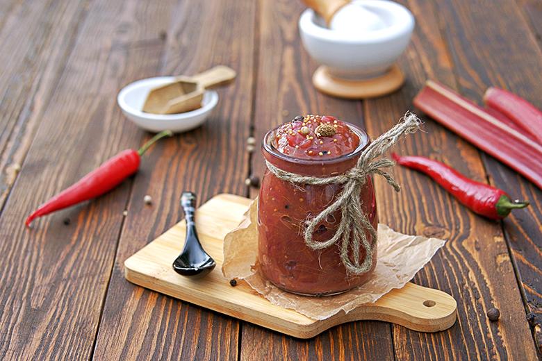 Würziges Rhabarber-Chutney