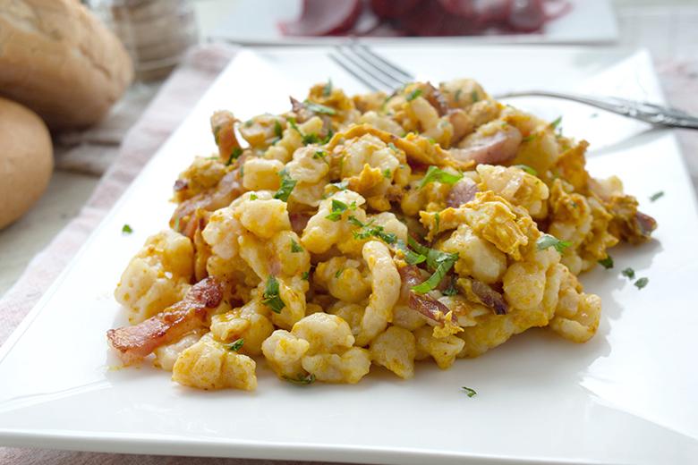 Kurkuma-Eierspätzle