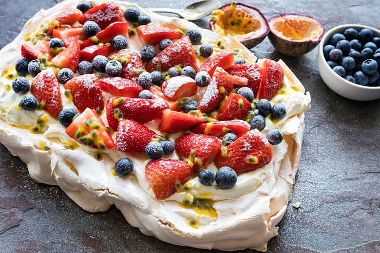 Fruchtiges Pavlova