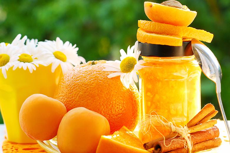 Orangen-Aprikosen-Konfitüre