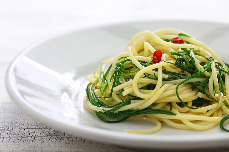 Spaghetti mit Mönchsbart
