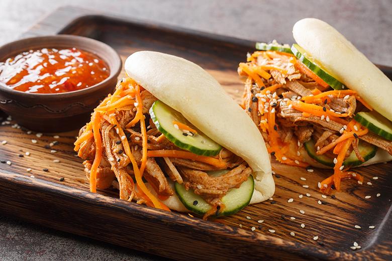 Bao Buns mit Pulled Pork