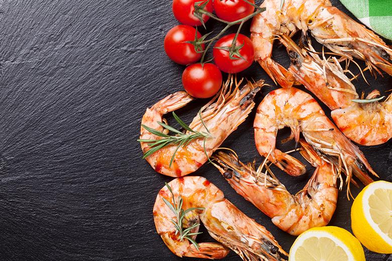 Gegrillte Scampi