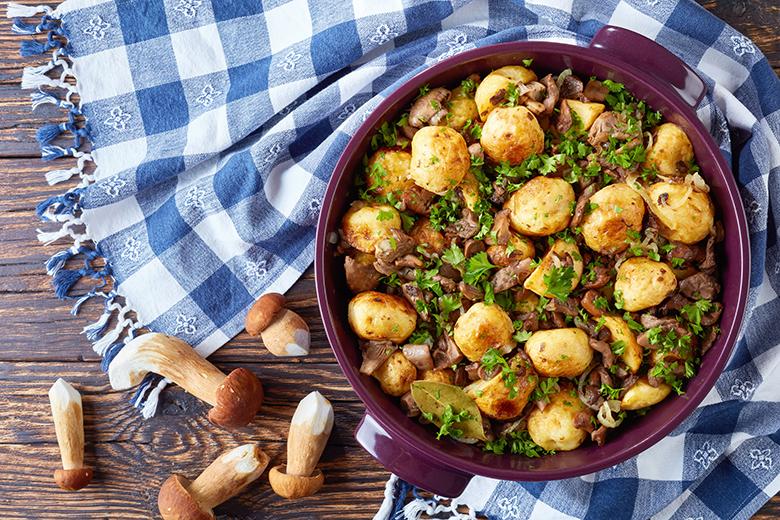 Kartoffel-Steinpilz-Pfanne