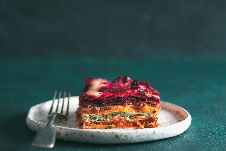 Regenbogen-Lasagne