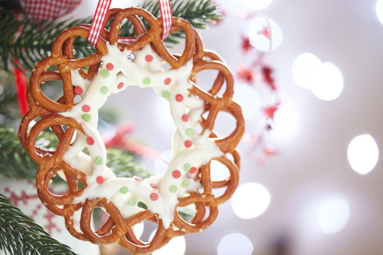 Weihnachtliche Brezeln