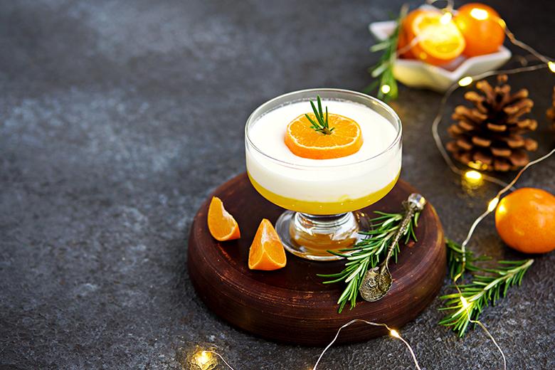 Orangen Panna Cotta