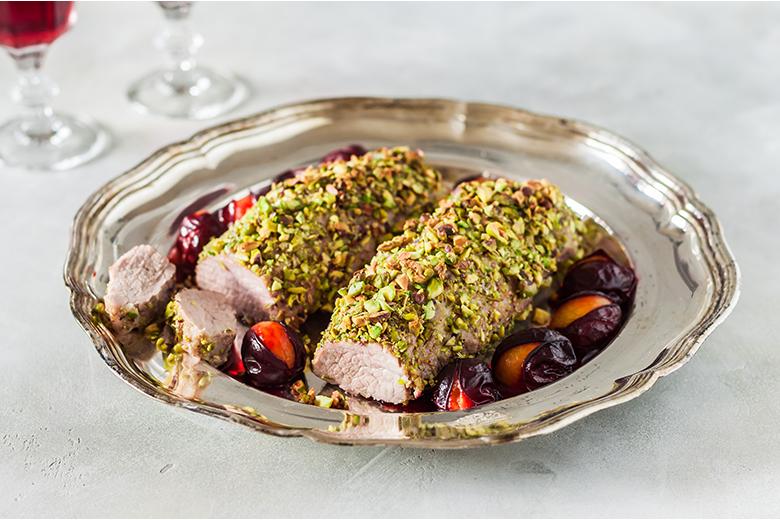 Schweinsfilet in Pistazienkruste