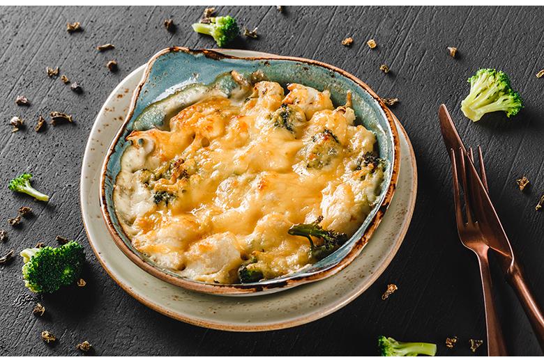Kartoffel-Broccoli-Gratin