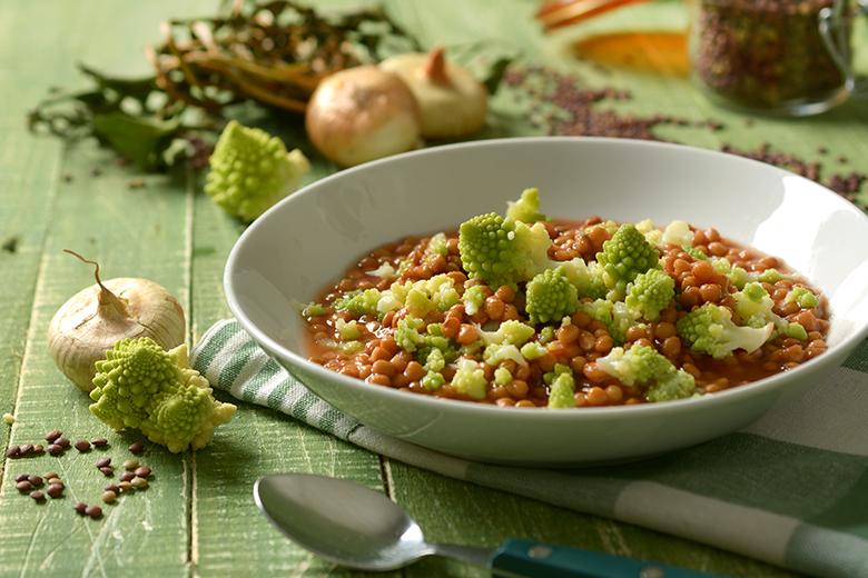 Linsen-Romanesco-Eintopf