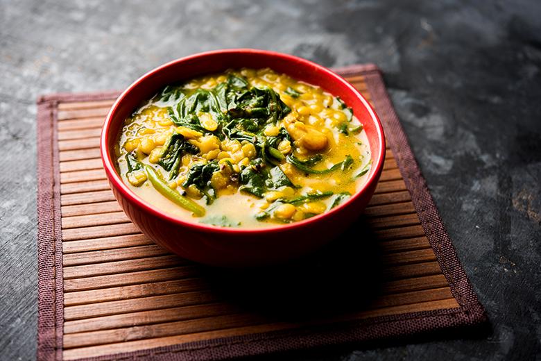 Linsen-Spinat-Curry