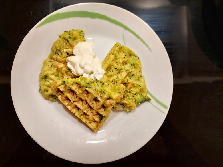Zucchettiwaffeln