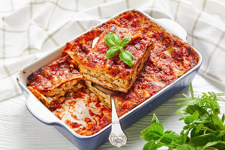 Vegane Tofu-Lasagne