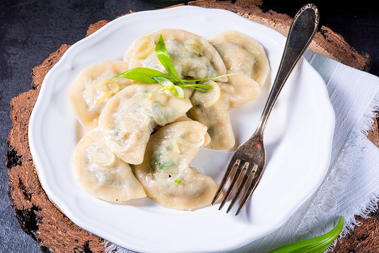 Pierogi mit Bärlauchfüllung