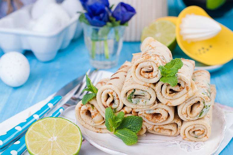 Crepes mit Limettensaft