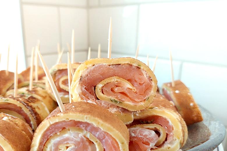 Lachsrollen