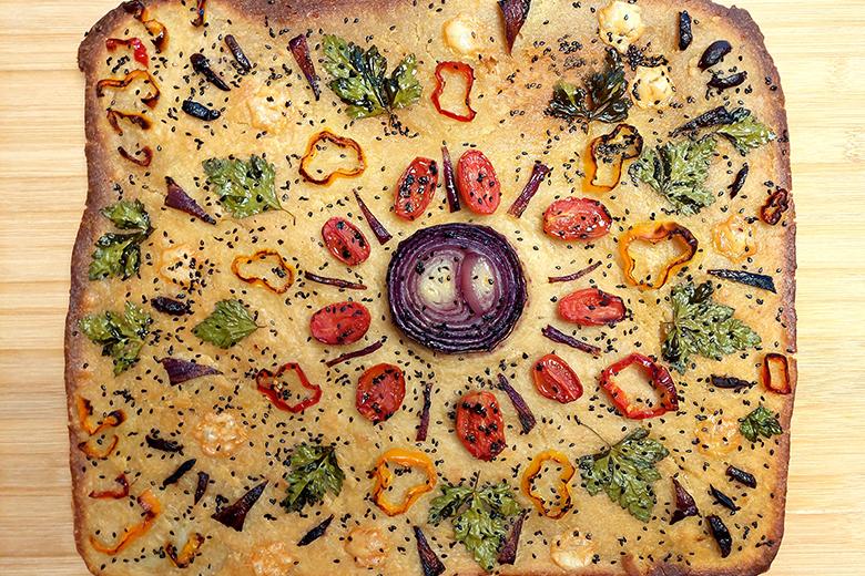 Mosaik-Focaccia
