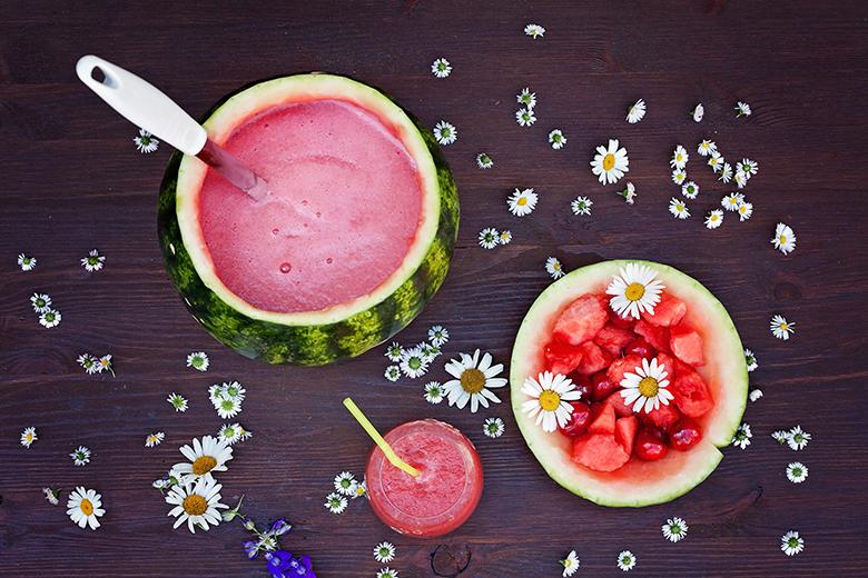 Wassermelonen-Bowle