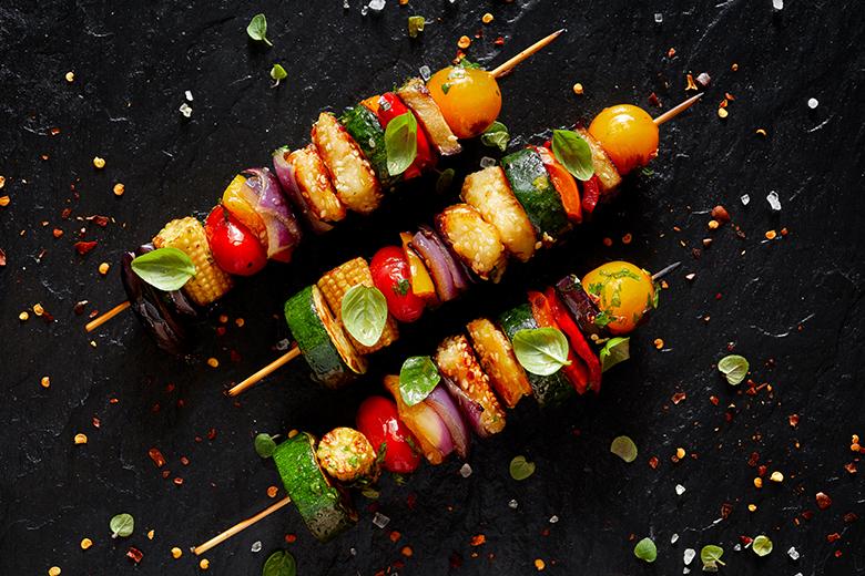 Halloumi-Spiesse