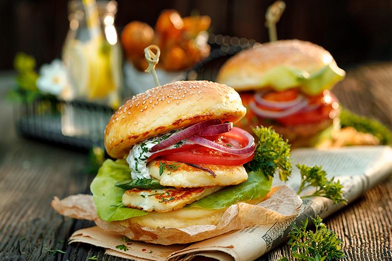 Halloumi-Burger