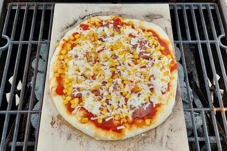 Pizza vom Grill