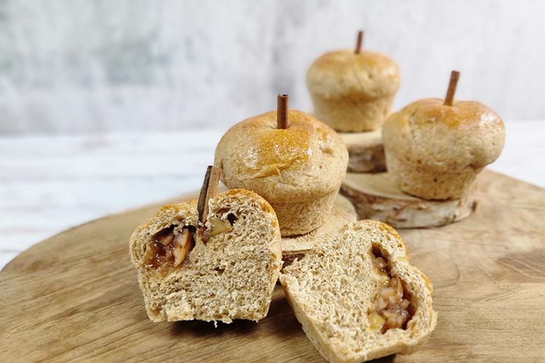 Gesunde Apfelmuffins