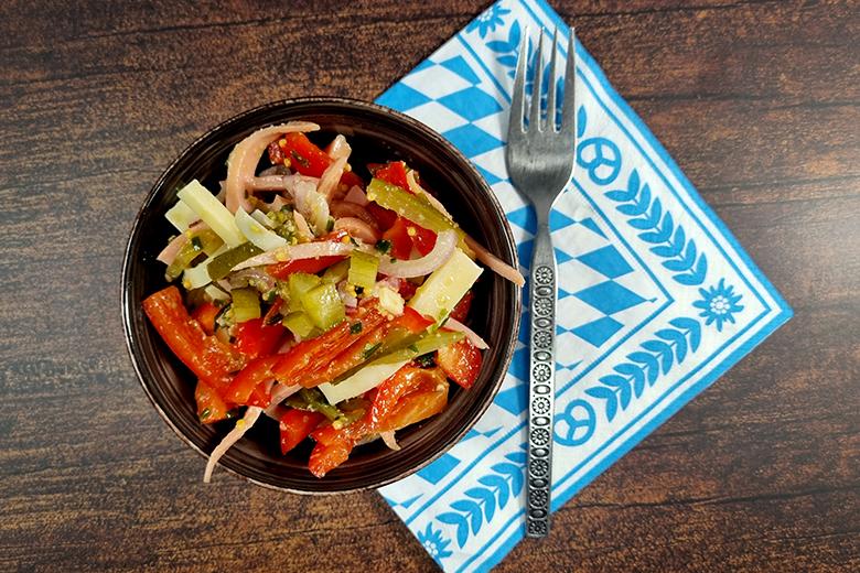 Würziger bayrischer Wurstsalat