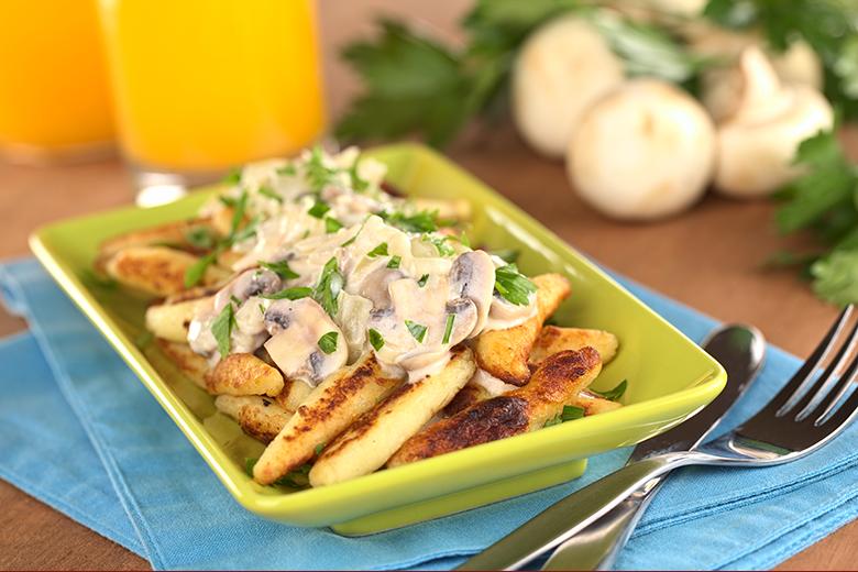 Schupfnudeln mit Pilzsauce