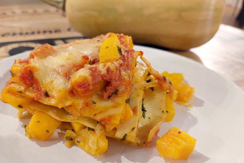 Kürbislasagne