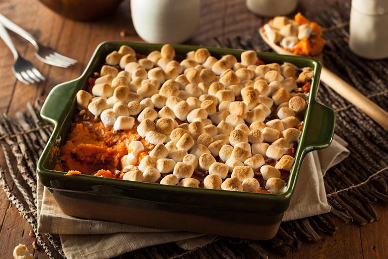 Süsskartoffelauflauf mit Marshmallows