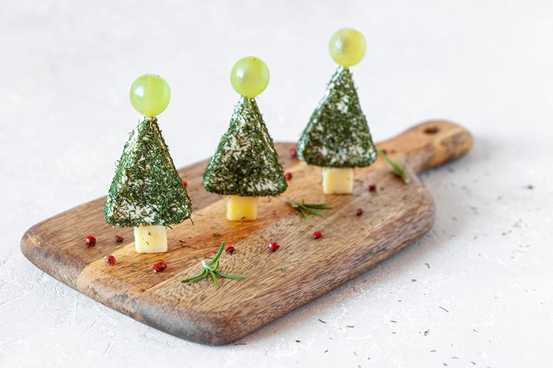 Weihnachtlicher Aperoteller