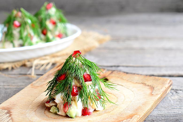 Weihnachtlicher Mayonnaisesalat
