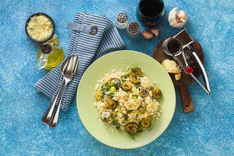 Rosenkohl-Risotto