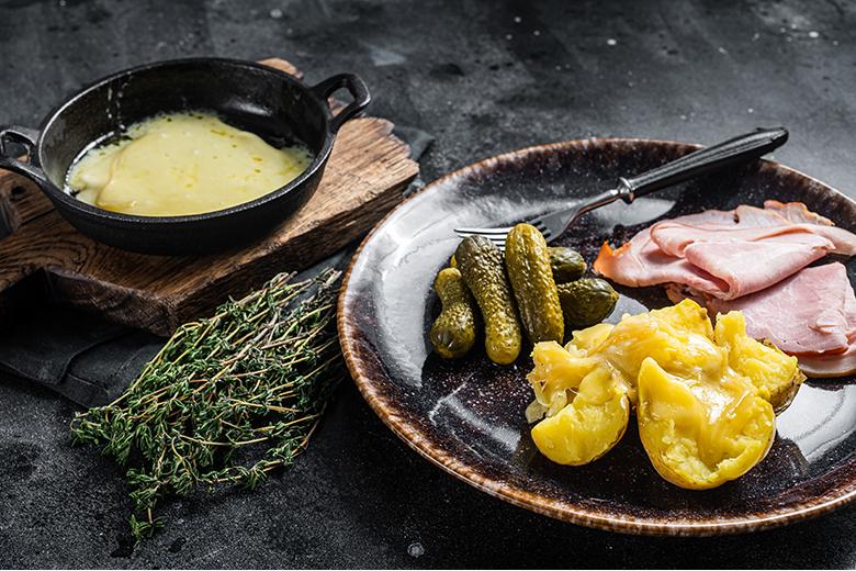 Raclette mit Gschwellti