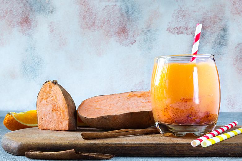 Süsskartoffel-Orangen-Saft