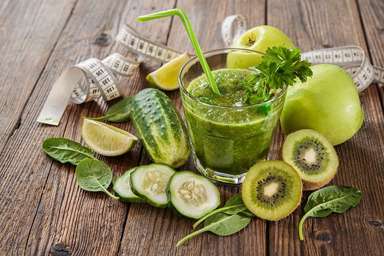 Gesunder Smoothie zum Entschlacken
