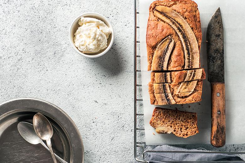 Zuckerfreies Bananenbrot