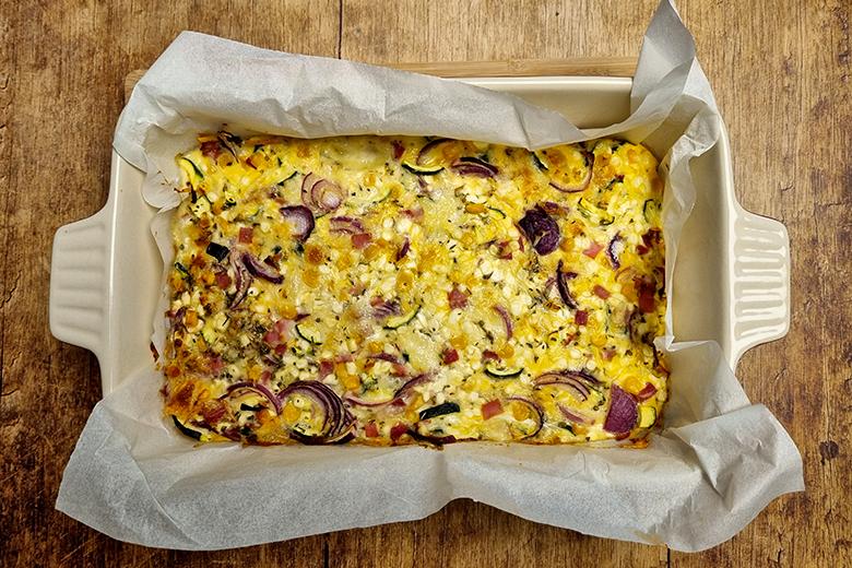 Schüttelpizza ohne Teig