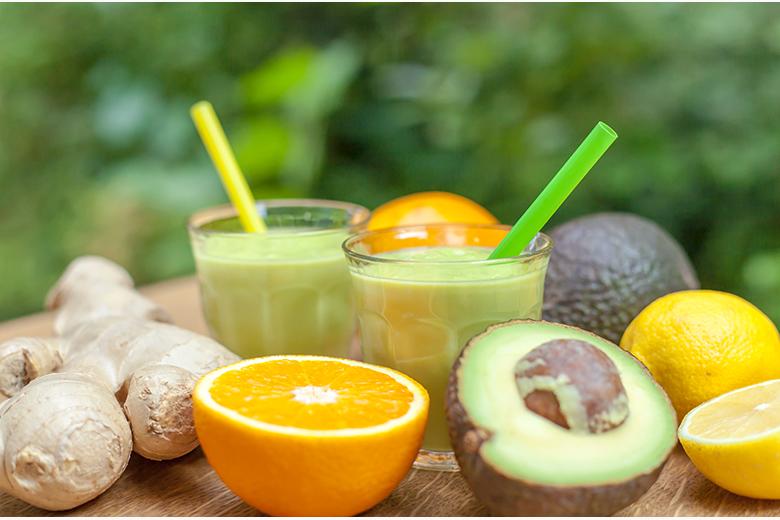 Ingwer-Avocado-Shot