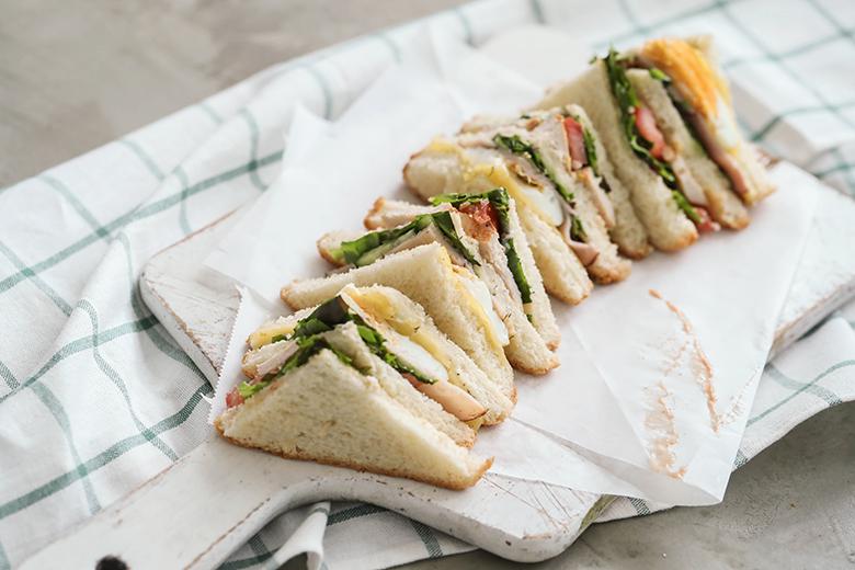 Vegetarisches Club Sandwich