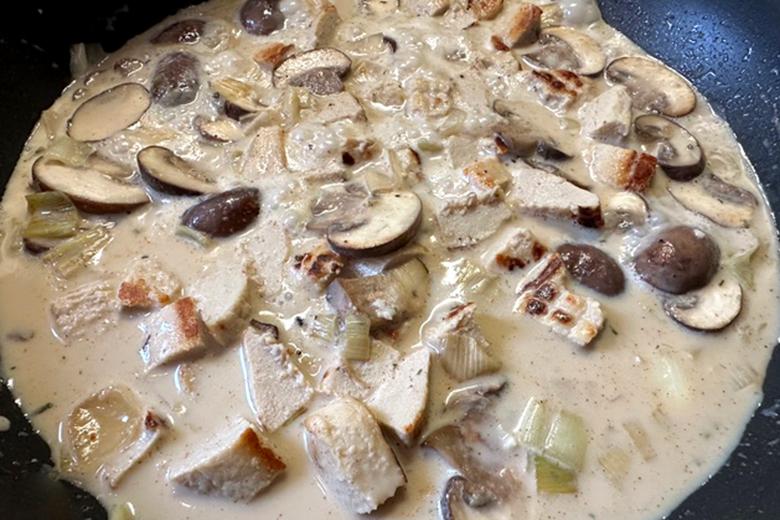 Vegetarisches Zürcher Geschnetzeltes