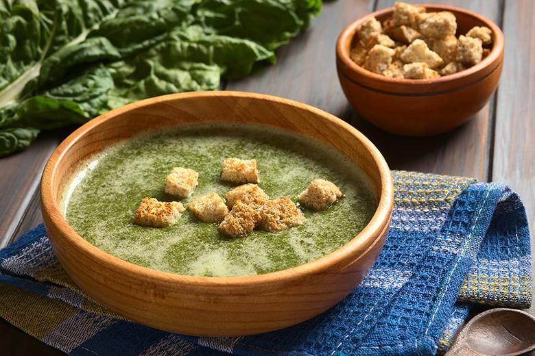Krautstiel-Cremesuppe