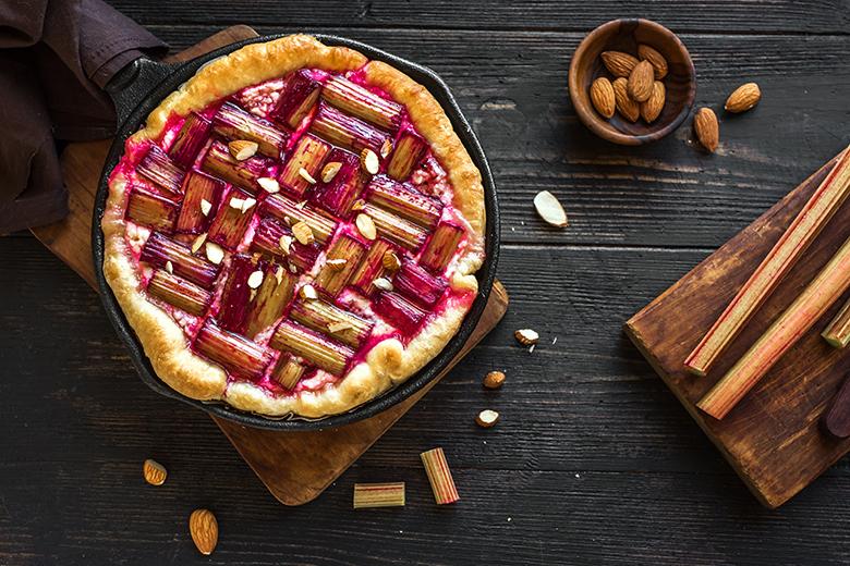 Rhabarber-Eier-Kuchen