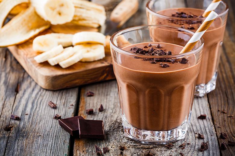 Schoko-Bananen-Milch