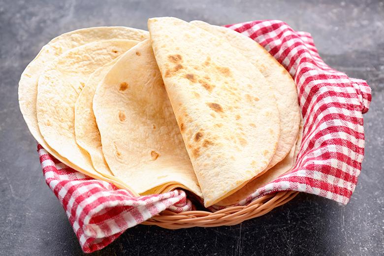 Dinkel-Tortillas mit Sauerteig