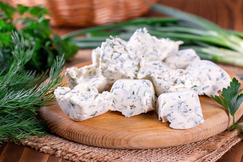 Gefrorene Kräuterwürfel