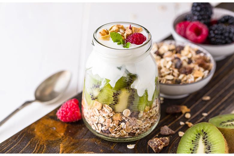 Joghurt-Kiwi-Müesli