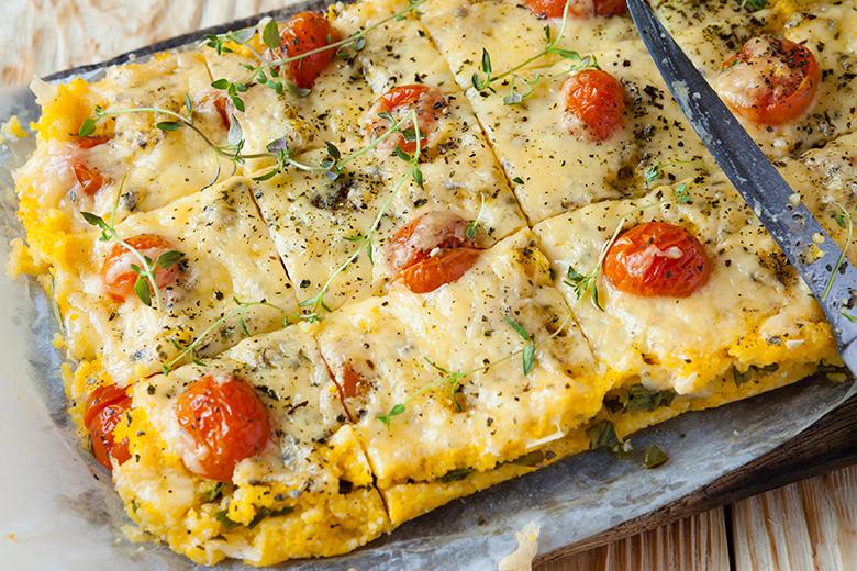 Polenta-Pizza