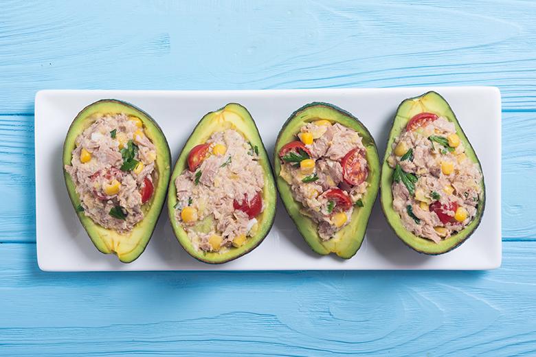 Gefüllte Avocados mit Thon