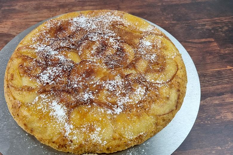 Apfelkuchen aus der Pfanne